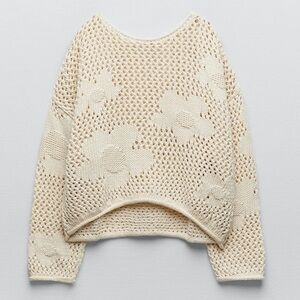 Zara Crochet Sweater
